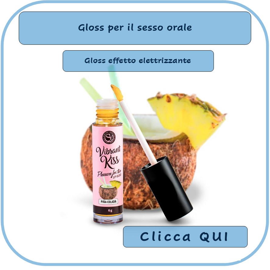 Gloss elettrizzante- sesso orale - facesitting - rossolimone