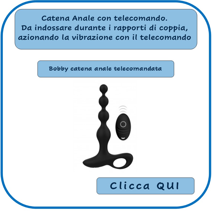 catena anale con telecomando a distanza - rossolimone