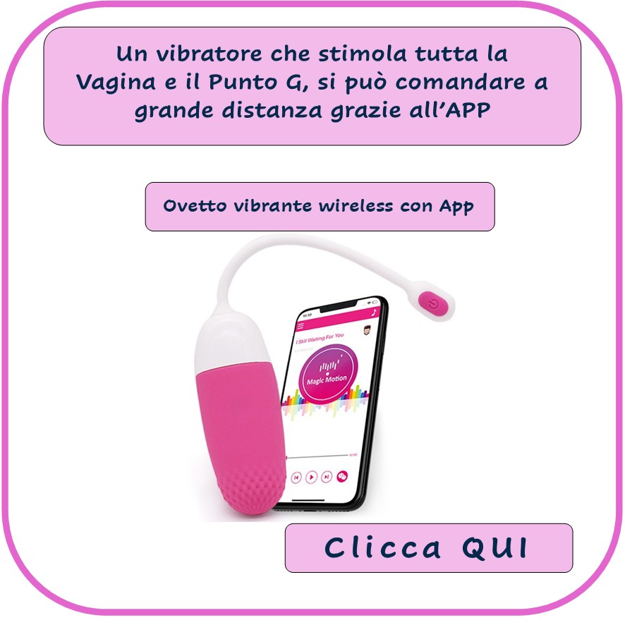 Ovetto vibratore comando a distanza con APP - RossoLimone