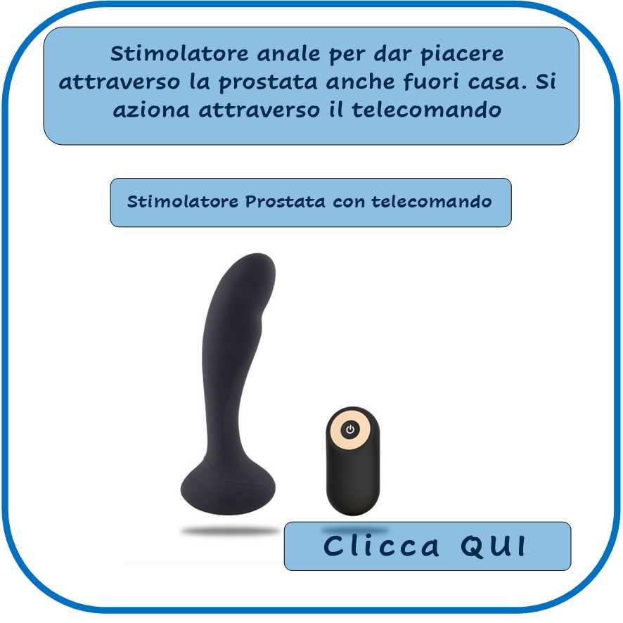 Stimolatore prostatico con telecomando a distanza - rossolimone